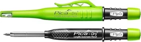 Pica-Marker Dry Longlife Automatic Pencil Druckbleistift 2B 2.8mm graphit, schwarz/grün, Blister, Anspitzer