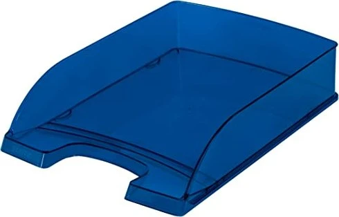 Leitz Plus Briefablage, A4, dunkelblau/transparent