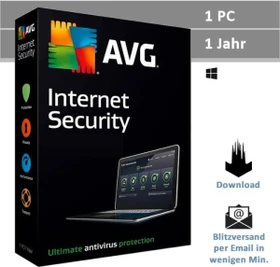 AVG Internet Security 2017, 1 User, 1 Jahr, ESD (deutsch) (PC)