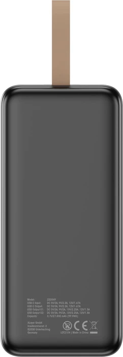 XLayer Powerbank Rapid 27000 mAh schwarz