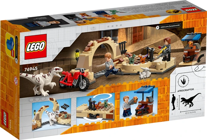 LEGO Jurassic World - Atrociraptor: Motorradverfolgungsjagd