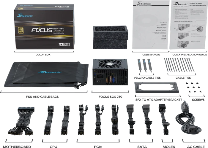 Seasonic Focus SGX 2021 Series SGX-750 750W, SFX