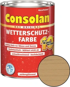 Consolan Wetterschutz-Farbe außen gelb, 750ml
