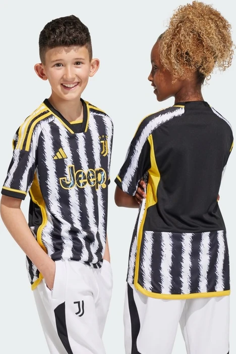 adidas Juventus Turin 2023/2024 Heimtrikot black/white (Junior)