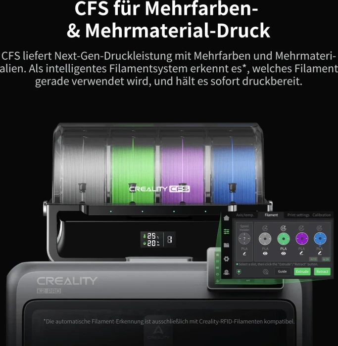 Creality K2 Pro Combo (1x Drucker + 1x Creality Filament System)