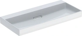 Geberit ONE Waschtisch Abgang horizontal 105cm, ohne Hahnloch, weiß/KeraTect