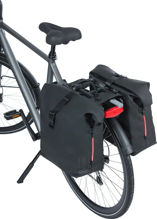 Basil SoHo Nordlicht MIK Doppeltasche Gepäcktasche night black