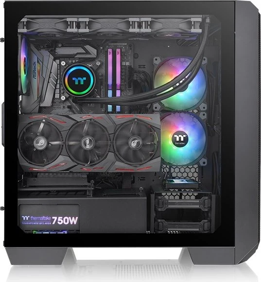 Thermaltake View 300 MX, schwarz, Glasfenster