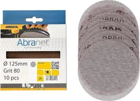 Mirka Abranet Grip Gewebeschleifblatt K80, 125mm, 10 Stück