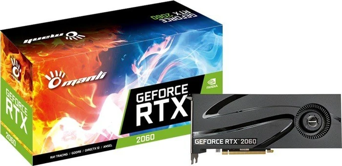 Manli GeForce RTX 2060, 6GB GDDR6, HDMI, 3x DP