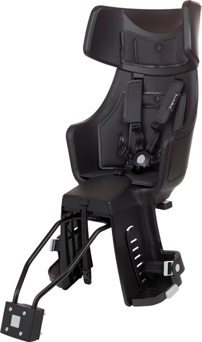 Bobike Exclusive Tour Plus Fahrradkindersitz schwarz