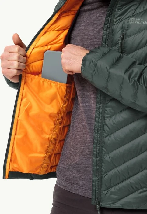 Jack Wolfskin Passamani Down Funktionsjacke black olive (Herren)