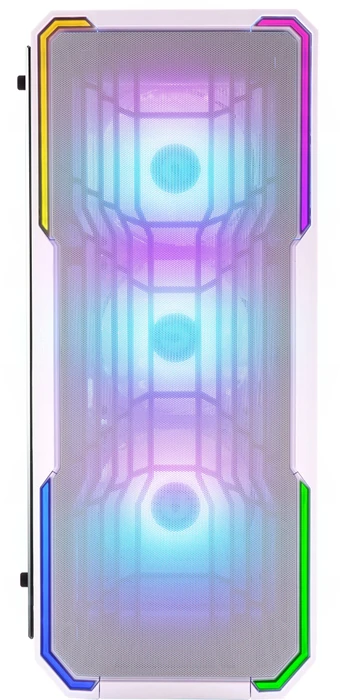 BitFenix Enso Mesh 4ARGB, weiß, Glasfenster