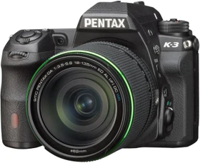 Pentax K-3 schwarz mit Objektiv smc DA 18-135mm 3.5-5.6 ED AL IF DC WR