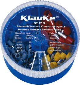 Klauke ST 12 B Streudose mit isol. Aderendhülsen 4-16 mm², DIN 46228 Teil 4