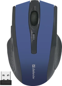 Defender Accura MM-665 Wireless Optical Mouse blau, USB