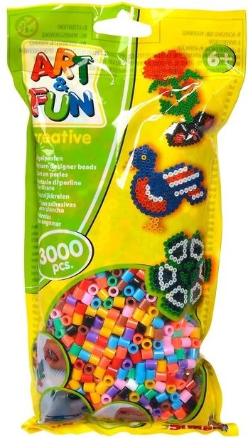 Simba Toys Art & Fun 3000 Bügelperlen im Beutel