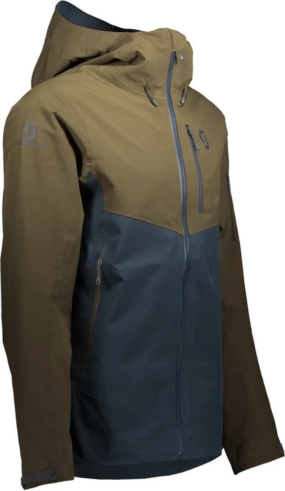Scott Explorair 3L Skijacke earth brown/dark blue (Herren)