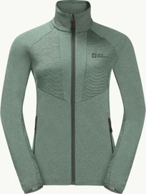 Jack Wolfskin Blattsteig FZ Jacke picnic green (Damen)
