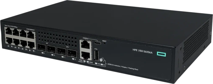 HPE CW 2150 Series Desktop Gigabit Managed Switch, 8x RJ-45, 2x SFP+, 2x SFP