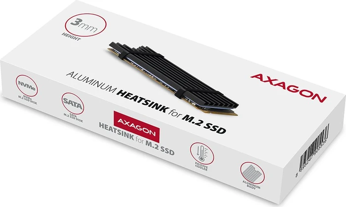 Axagon M2L3 Kühler für M.2 SSD