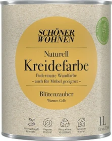 Schöner Wohnen Naturell Kreidefarbe innen blütenzauber warmes gelb, 1l
