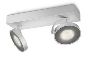 Philips myLiving Spot Clockwork 2-flammig alu