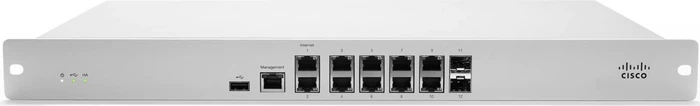 Cisco Meraki MX84 Rackmount Firewall, 10x RJ-45, 2x SFP