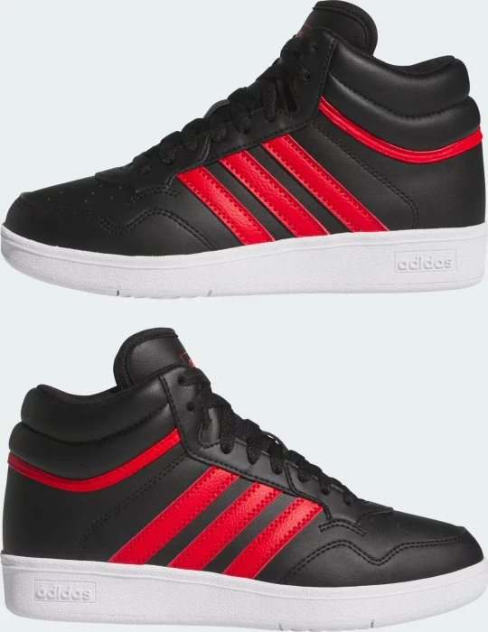 adidas Hoops Mid 4.0 core black/better scarlet/cloud white (Junior)