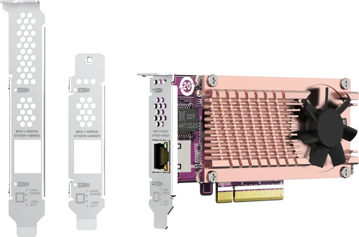 QNAP LAN-Adapter, RJ-45, PCIe 3.0 x8
