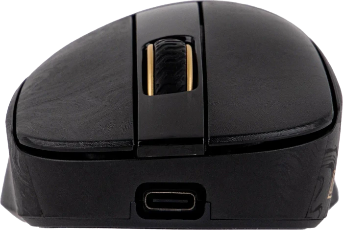 Epomaker Carbonis 8KHz Wireless Gaming Mouse, Black Gold, USB/Bluetooth
