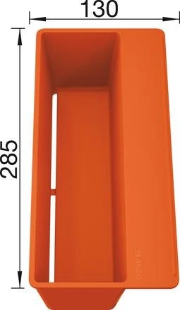 Blanco SityBox einhängbare Kunststoffschale orange