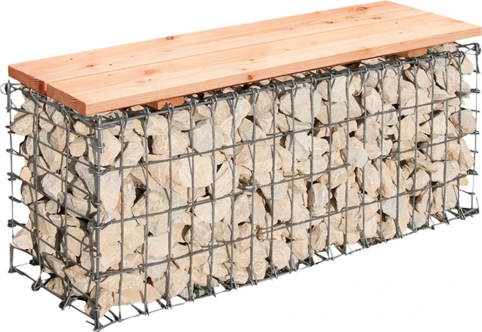 Bellissa Gabionen-Gartenbank Basic 46