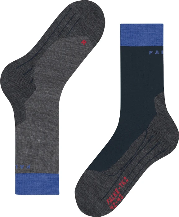 Falke TK2 Explore Wandersocken grey mel. (Herren)