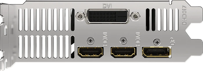 GIGABYTE GeForce GTX 1650 D6 OC Low Profile 4G, 4GB GDDR6, DVI, 2x HDMI, DP