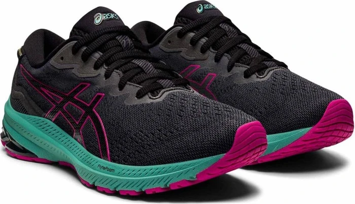 Asics GT-1000 11 GTX black/fuchsia red (Damen)