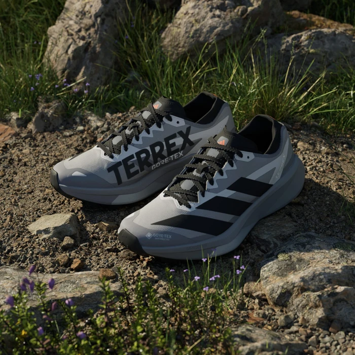 adidas Terrex Agravic GTX 2 grey three/core black/semi impact orange (Herren)