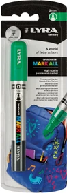 Lyra Graduate Mark All Permanentmarker 2mm smaragdgrün, Blister