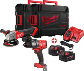 Milwaukee M18 FPP2E3-502X Fuel Akku-Maschinenset inkl. Koffer + 2 Akkus 5.0Ah