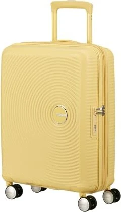 American Tourister Soundbox Spinner erweiterbar S pastel yellow