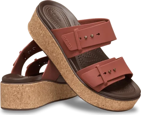 Crocs Brooklyn Cork Buckle rust (Damen)