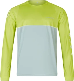 Endura SingleTrack Core Print Trikot langarm lime green (Herren)
