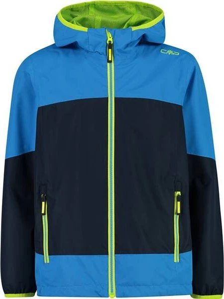 CMP Jungen-Shell aus zweifarbigem Ripstop Funktionsjacke blauer Fluss (Junior)