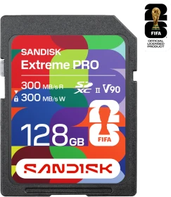 SanDisk FIFA World Cup 2026 Edition R300/W300 128GB, UHS-II