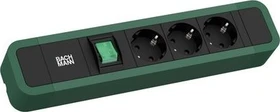 Bachmann Primo 2, 3-fach, Schalter, 2m, grün/schwarz