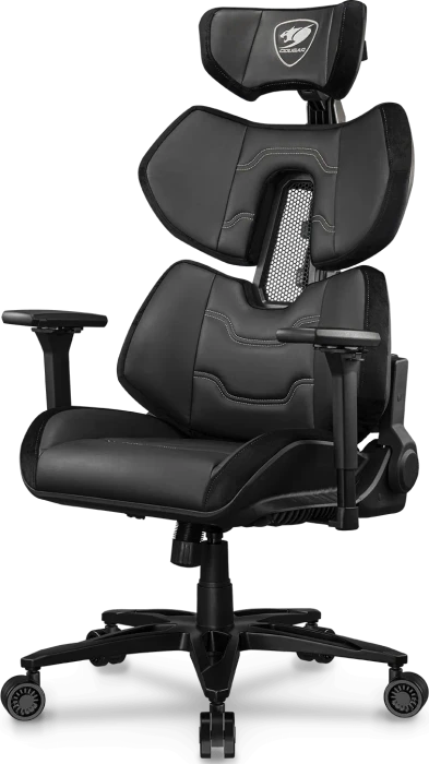 Cougar Terminator Elite CGR-TRE-SLB Gamingstuhl, schwarz/silber