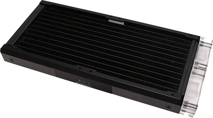 Barrow BarrowCH Chameleon Fish Series Radiator 240, PMMA, black/clear, mit Display