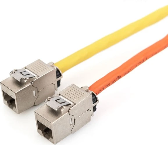 Digitus Keystone Modul RJ-45 Buchse via Verlegekabel Cat6a, 24er-Pack