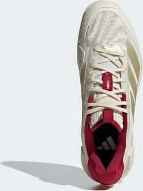 adidas Adizero Ubersonic 5 chalk white/ice gold met./legend ink (Herren)