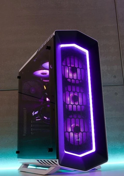 AeroCool Project7 P7-C1 Pro weiß, Glasfenster